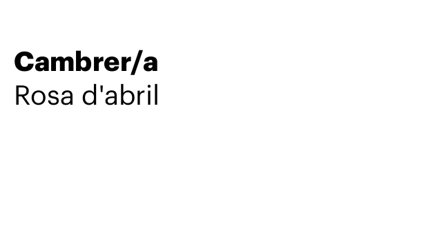 Cambrer/a