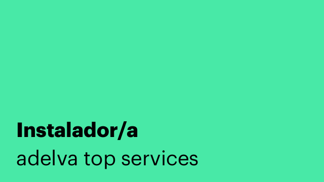 Instalador/a