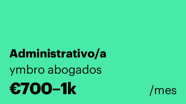 Administrativo/a
