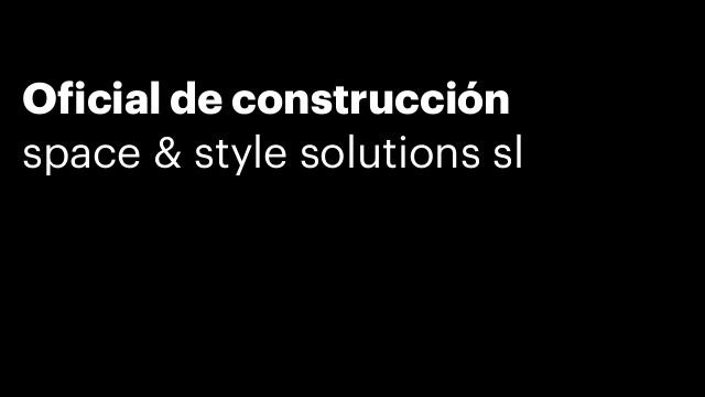 Oficial de construcción