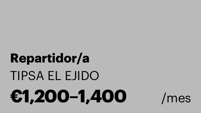 Repartidor/a