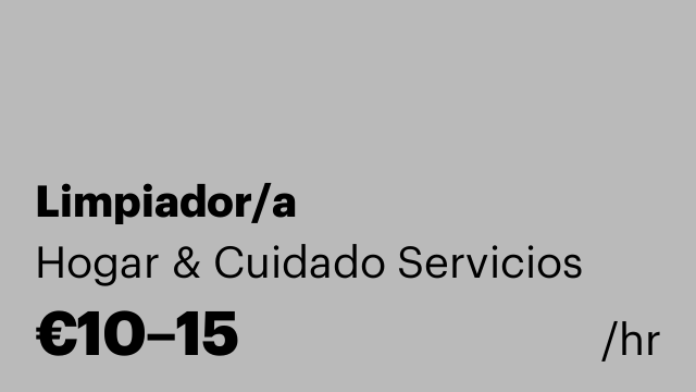 Limpiador/a