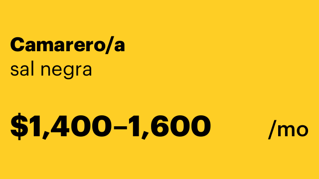 Camarero/a