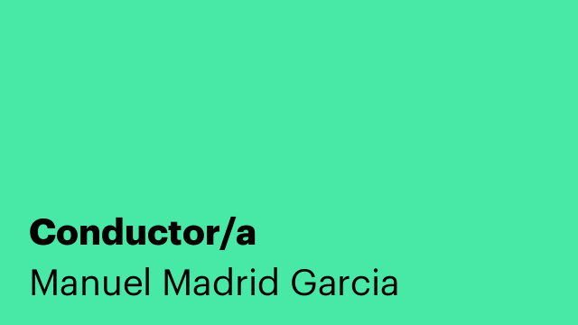 Conductor/a