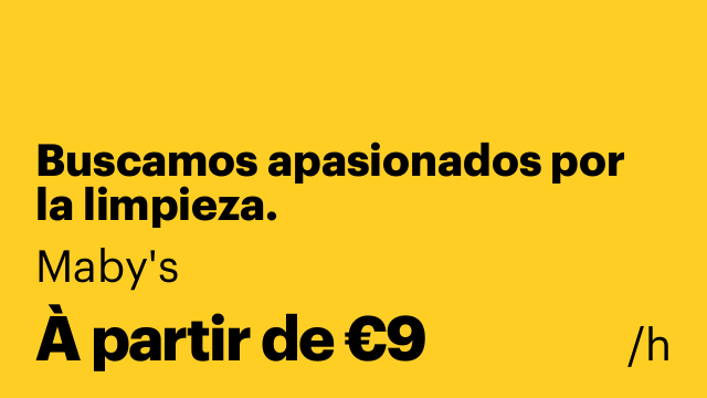 Buscamos apasionados por la limpieza.