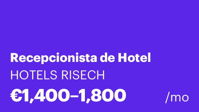 Recepcionista de Hotel