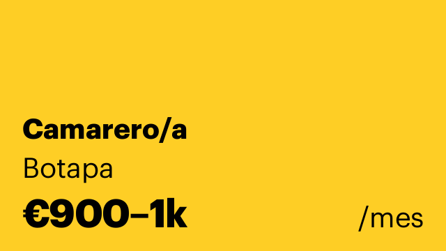 Camarero/a