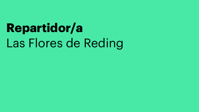 Repartidor/a