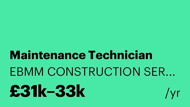 Maintenance Technician