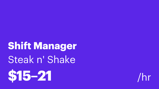 Shift Manager