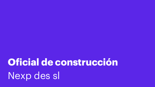 Oficial de construcción