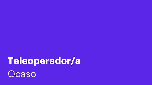 Teleoperador/a