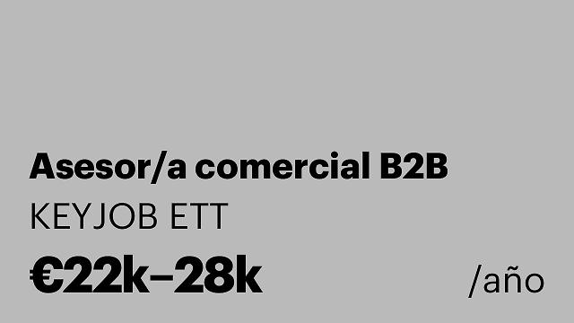 Asesor/a comercial B2B