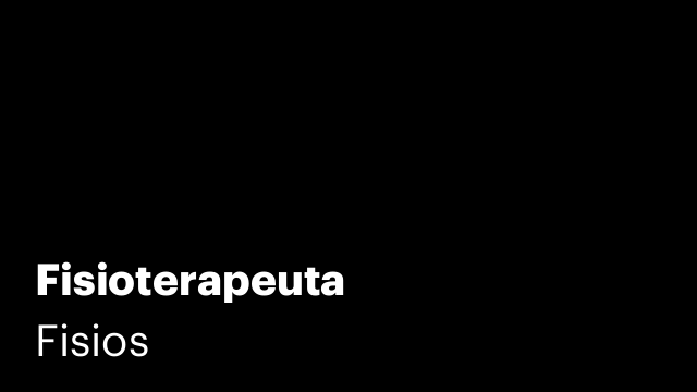 Fisioterapeuta