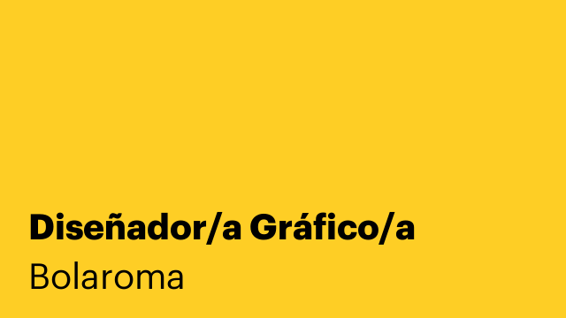 Diseñador/a Gráfico/a