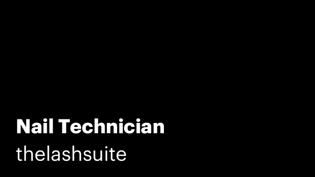 Nail Technician