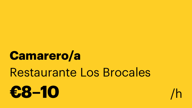 Camarero/a