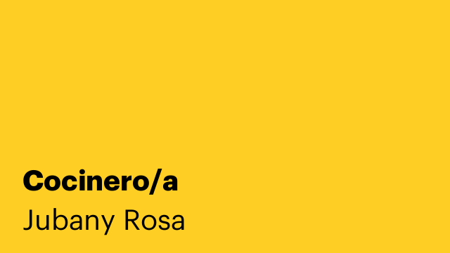 Cocinero/a
