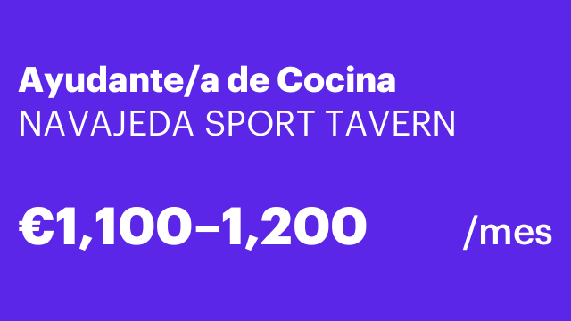 Ayudante/a de Cocina