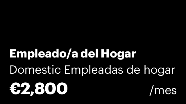 Empleado/a del Hogar