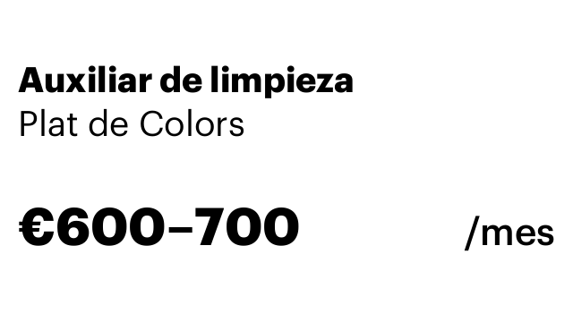 Auxiliar de limpieza
