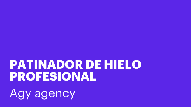 PATINADOR DE HIELO PROFESIONAL