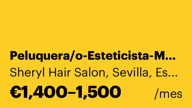 Peluquera/o-Esteticista-Maquillador/a