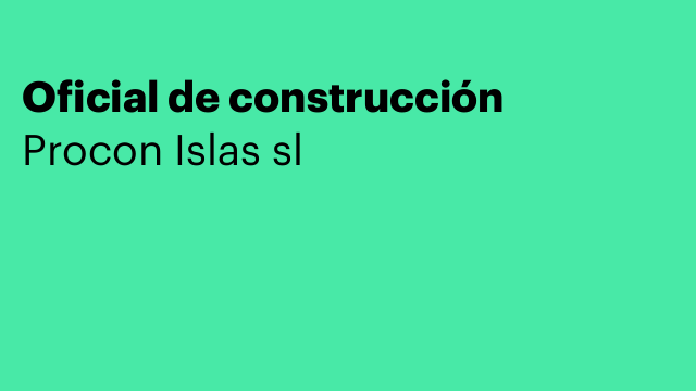 Oficial de construcción