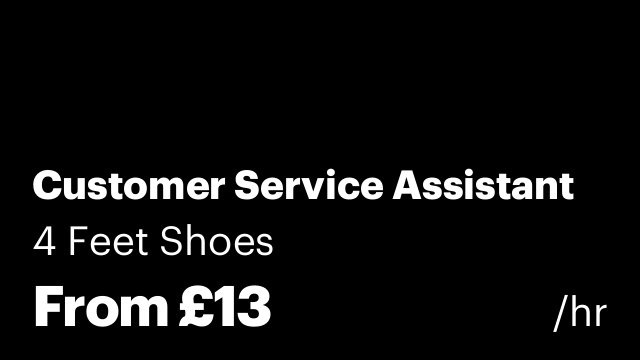Customer Service Assistant