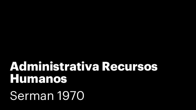 Administrativa Recursos Humanos