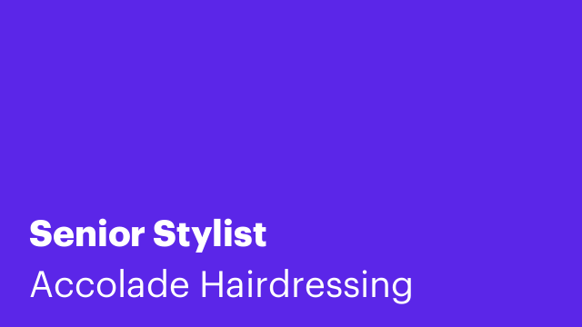 Senior Stylist