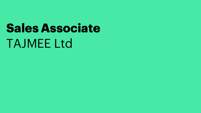 Sales Associate