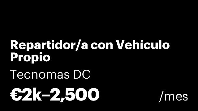 Repartidor/a con Vehículo Propio