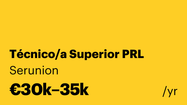 Técnico/a Superior PRL
