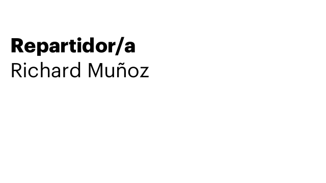 Repartidor/a