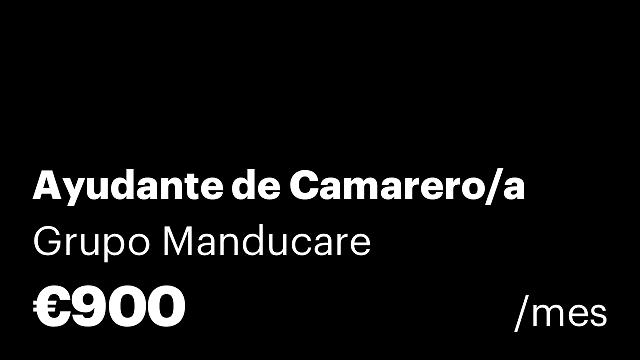 Ayudante de Camarero/a