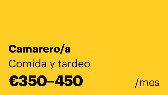 Camarero/a