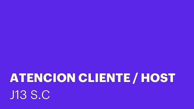 ATENCION CLIENTE / HOST