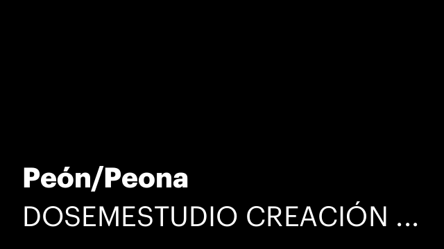 Peón/Peona