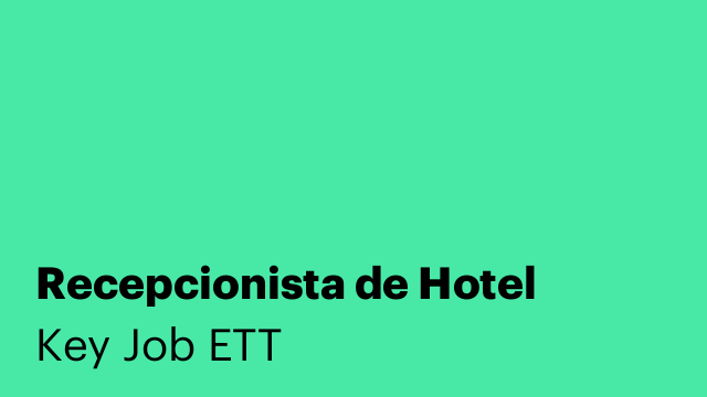 Recepcionista de Hotel