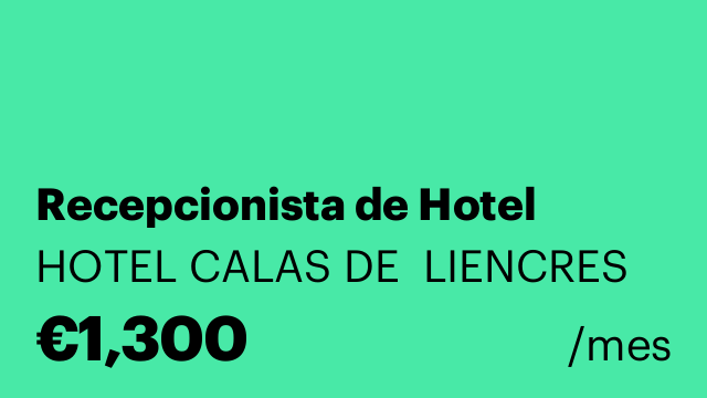 Recepcionista de Hotel