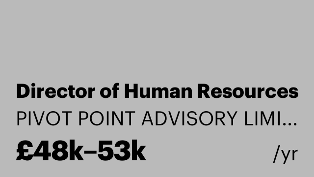 Director of Human Resources