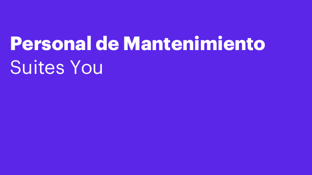Personal de Mantenimiento