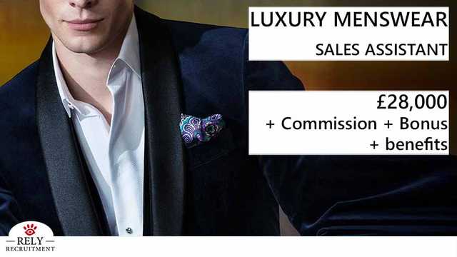 MENSWEAR SALES ASSISTANT : MANCHESTER SELFRIDGES
