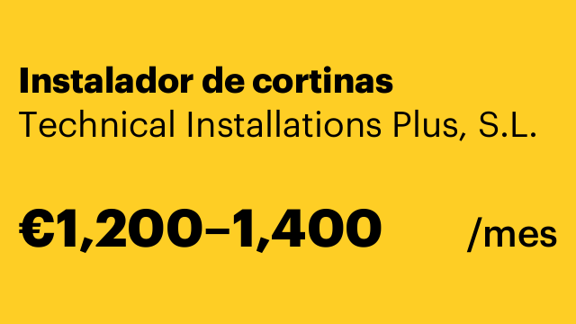 Instalador de cortinas