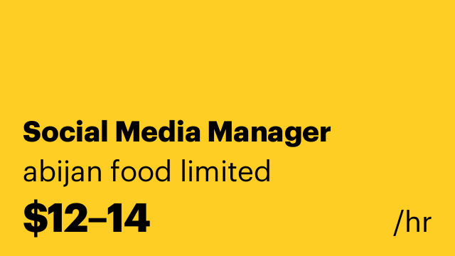 Social Media Manager