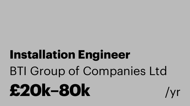 Installation Engineer