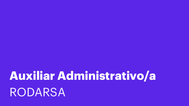 Auxiliar Administrativo/a