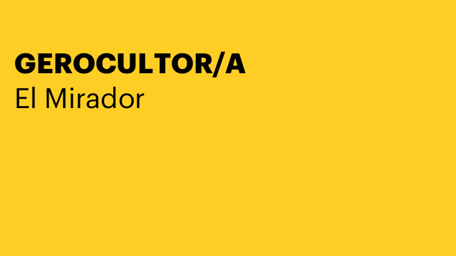 GEROCULTOR/A