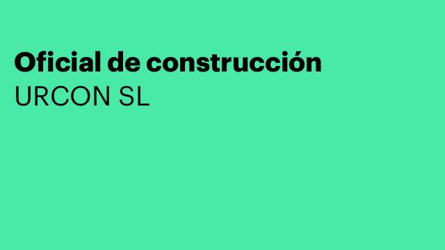 Oficial de construcción